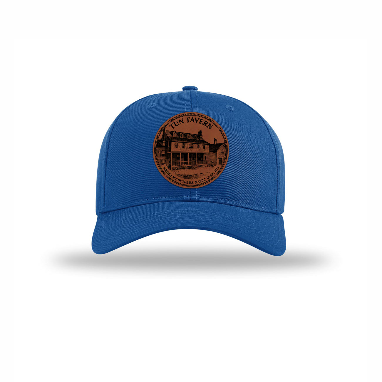 Tun Tavern Birthplace Circle Leatherette Patch Structured Hat