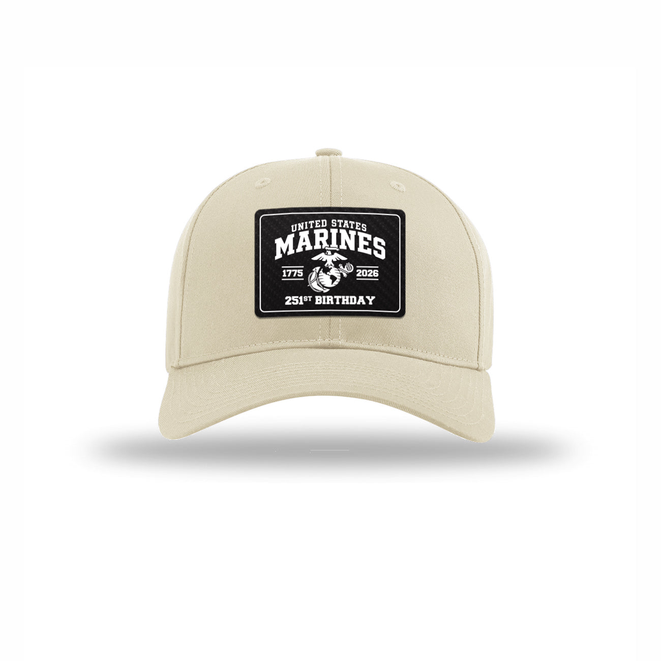 251st USMC Birthday Carbon Fiber Patch Structured Hat