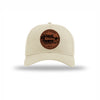 Tun Tavern Birthplace Circle Leatherette Patch Structured Hat - STONE