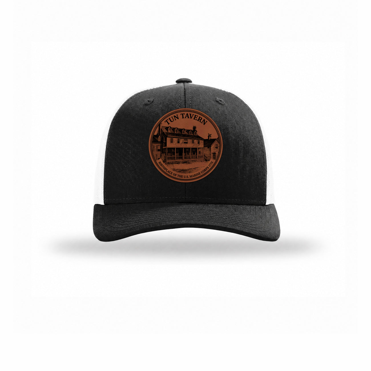 Tun Tavern Birthplace Circle Leatherette Patch Structured Trucker