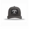 251st USMC Birthday Carbon Fiber Patch Structured Trucker - CHARCOAL/WHITE
