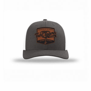Tun Tavern Born in a Bar Cask Leatherette Patch Structured Trucker
