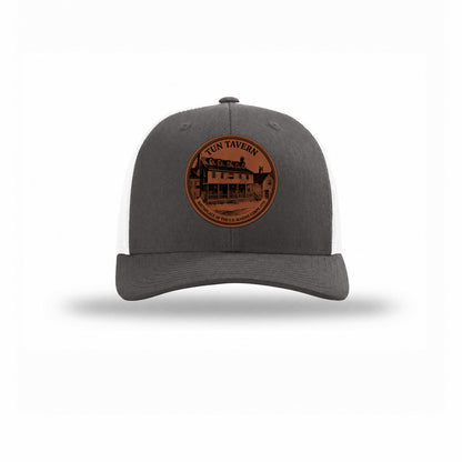 Tun Tavern Birthplace Circle Leatherette Patch Structured Trucker