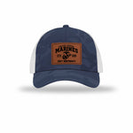 251st USMC Birthday Leatherette Patch Camo Structured Trucker