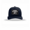 251st USMC Birthday Carbon Fiber Patch Structured Trucker - NAVY/WHITE