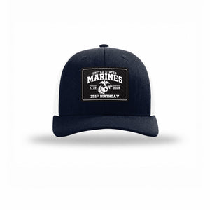 251st USMC Birthday Carbon Fiber Patch Structured Trucker