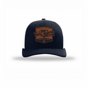 Tun Tavern Born in a Bar Cask Leatherette Patch Structured Trucker