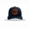 Tun Tavern Birthplace Circle Leatherette Patch Structured Trucker - NAVY/WHITE