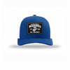 251st USMC Birthday Carbon Fiber Patch Structured Trucker - ROYAL/WHITE