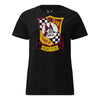 VFMA-312 Checkerboard Squadron Womens T-Shirt - Black