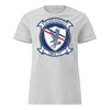 VMFA-115 Silver Eagles Womens T-Shirt - Heather Grey