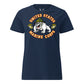 80's Retro Bulldog Dog Tag Womens T-Shirt