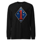 1st Marine Division Diamond Plate Long Sleeve T-Shirt