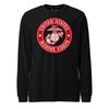 United States Marine Corps Circle Long Sleeve T-Shirt - BLACK