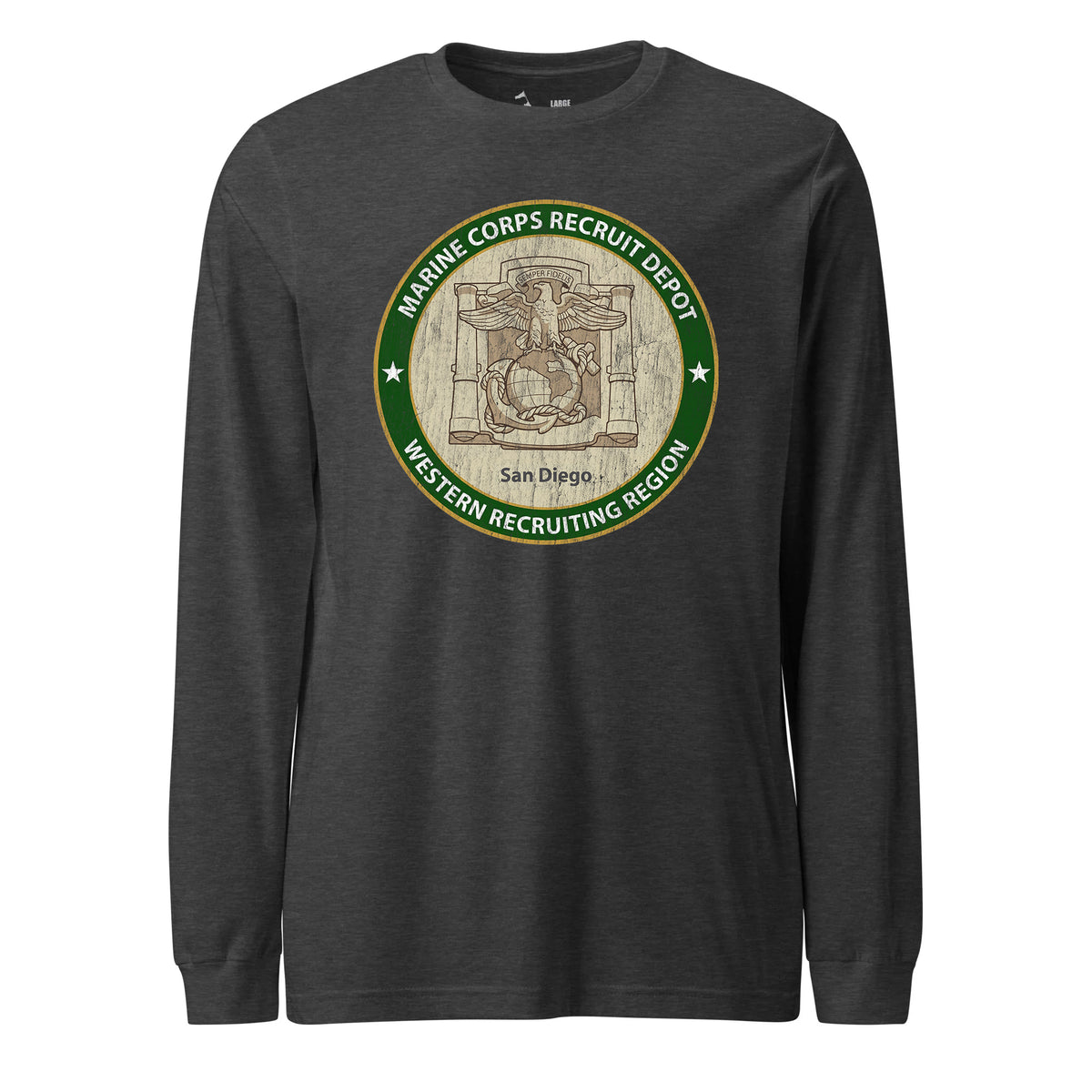 Marine Corps Recruit Depot San Diego — Charcoal Heather