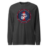 1st Marine Corps District Long Sleeve T-Shirt - Charcoal Heather