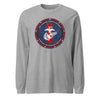 1st Marine Corps District Long Sleeve T-Shirt - Heather Grey