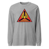 Marine Corps Air Station New River Long Sleeve T-Shirt - Heather Grey