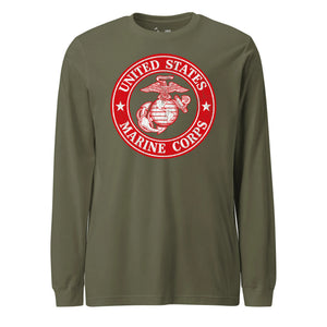 United States Marine Corps Circle Long Sleeve T-Shirt