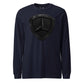 3rd Marine Division Diamond Plate Blackout Long Sleeve T-Shirt