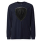 5th Marine Division Diamond Plate Blackout Long Sleeve T-Shirt