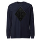 1st Marine Division Diamond Plate Blackout Long Sleeve T-Shirt