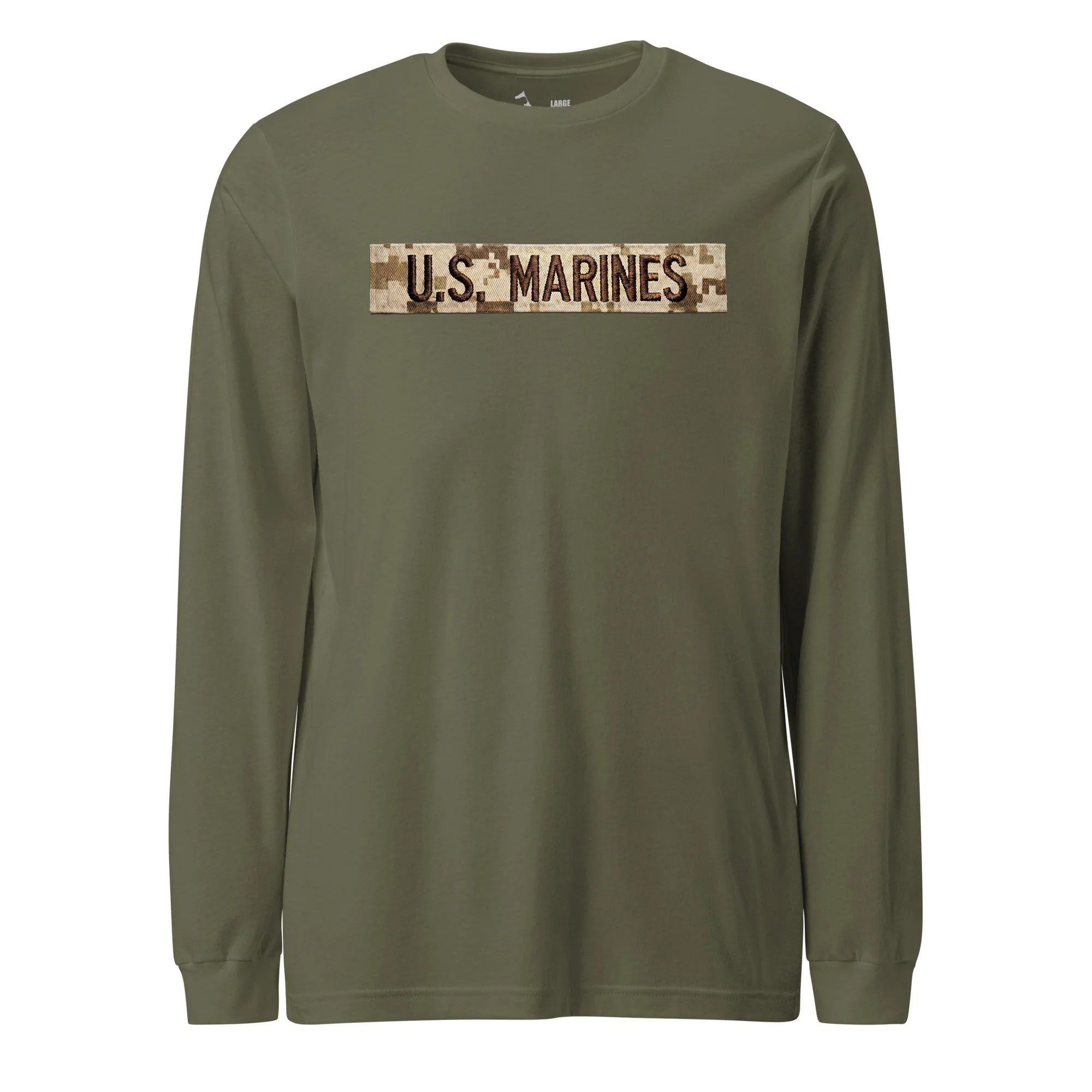 Riveted Eagle Globe & Anchor Long Sleeve T-Shirt | USA Made Marine ...