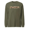 U.S. Marines Desert Marpat Uniform Tape Long Sleeve T-Shirt - OD GREEN
