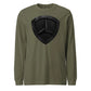 3rd Marine Division Diamond Plate Blackout Long Sleeve T-Shirt