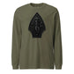2nd Marine Division Diamond Plate Blackout Long Sleeve T-Shirt