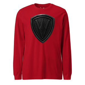 5th Marine Division Diamond Plate Blackout Long Sleeve T-Shirt