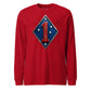 1st Marine Division Diamond Plate Long Sleeve T-Shirt