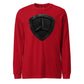 3rd Marine Division Diamond Plate Blackout Long Sleeve T-Shirt