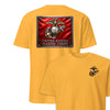 Marine Corps Metal Plaque T-Shirt - GOLD