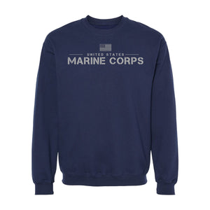 Marine Corps Old Glory Crewneck Sweatshirt