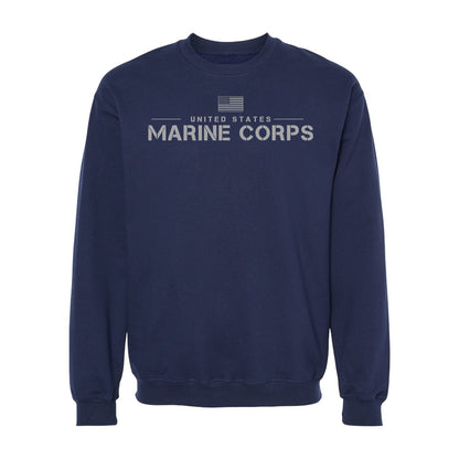 Marine Corps Old Glory Crewneck Sweatshirt