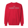 Marine Corps Old Glory Crewneck Sweatshirt - Red