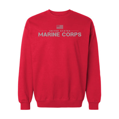 Marine Corps Old Glory Crewneck Sweatshirt