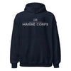 Marine Corps Old Glory Hoodie - Navy