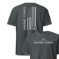 Marine Corps Old Glory Silver T-Shirt