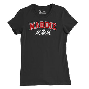 Women's Marine Mom Arch T-Shirt