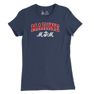 Women's Marine Mom Arch T-Shirt