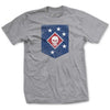 Marine Raiders WWII Patch T-Shirt - HEATHER GREY