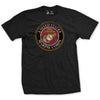 United States Marine Seal T-Shirt - BLACK