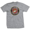 United States Marine Seal T-Shirt - HEATHER GREY