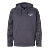 Marine Roundel Camo Fleece Performance Hooded Sweatshirt - CHARCOAL