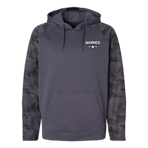 Marine Roundel Camo Fleece Performance Hooded Sweatshirt