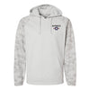 Marine Roundel Camo Fleece Performance Hooded Sweatshirt - GREY