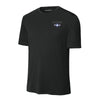 Marines Roundel Performance T-Shirt - BLACK