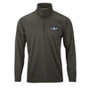 Marines Roundel Performance Quarter Zip Pullover - CHARCOAL